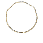 Tapered baguette lab-grown diamond tennis bracelet, 1.92ct in 18K recycled yellow gold.