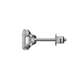 Emerald cut lab-grown diamond solitaire stud earrings, 2.00ct in 18K recycled white gold