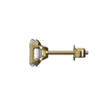 Emerald cut lab-grown diamond solitaire stud earrings, 2.00ct in 18K recycled yellow gold