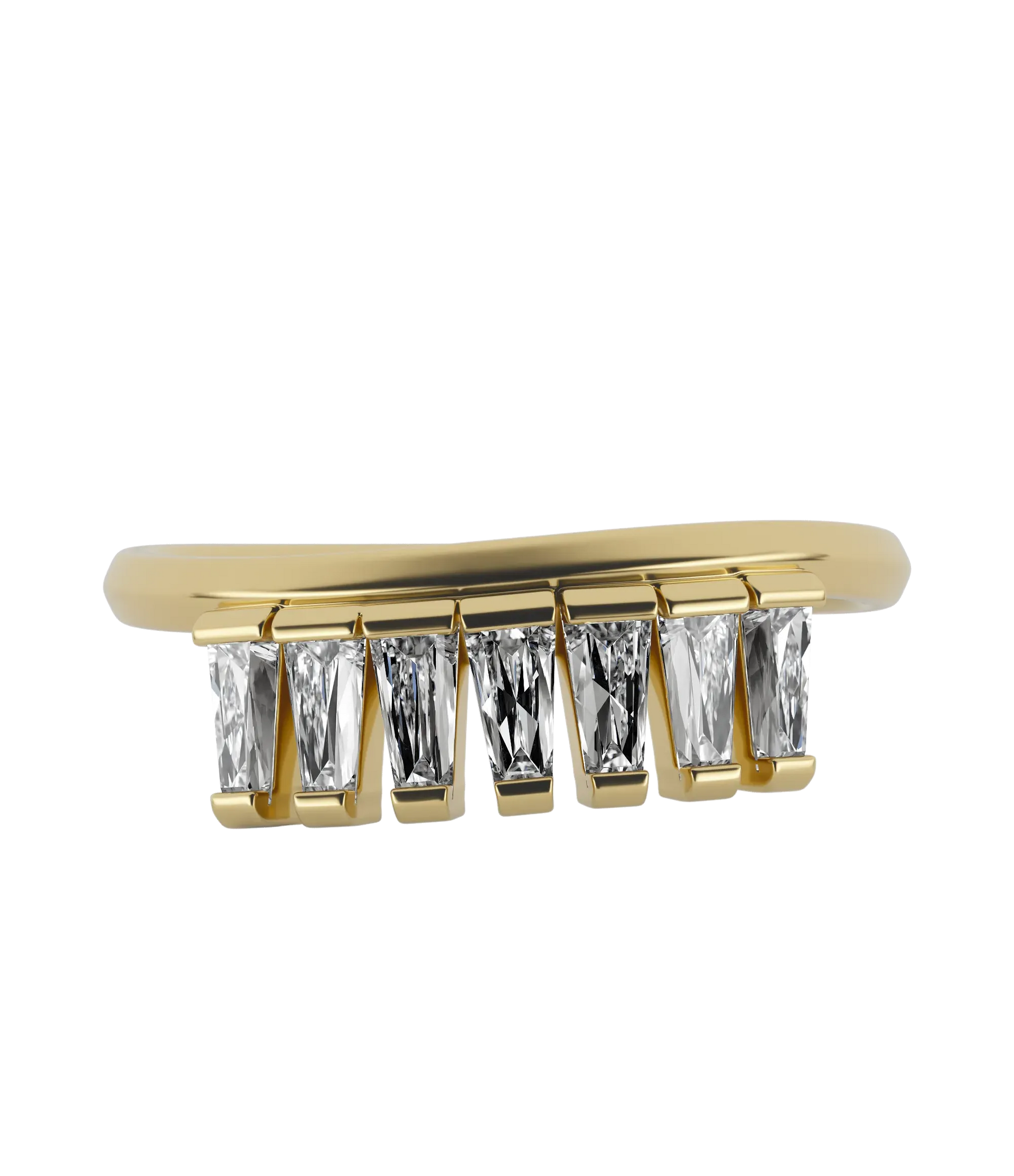 フランス発送 ALIITA リング DOBLE BAGUETTE OVAL RING Rings – ALIITA-US